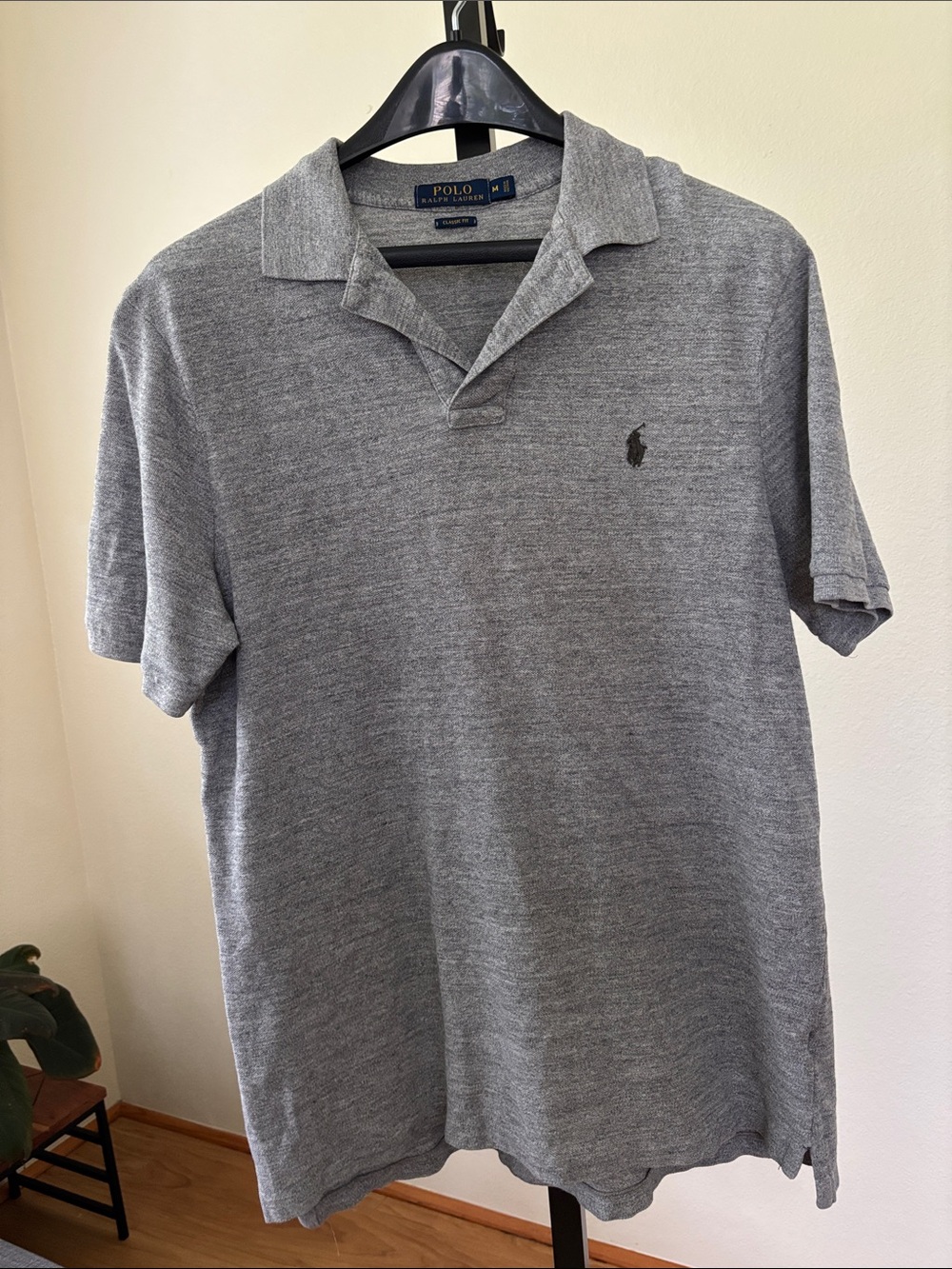 Polo by Ralph Lauren Heather Grey Short Sleeve Polo